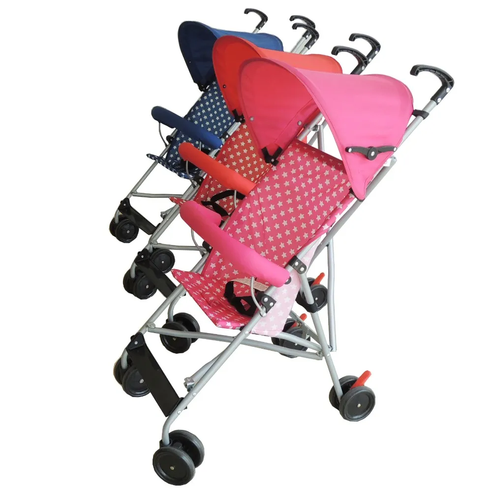 Multiposition Recline Stroller Canopy Lightweight Infant Stroller With