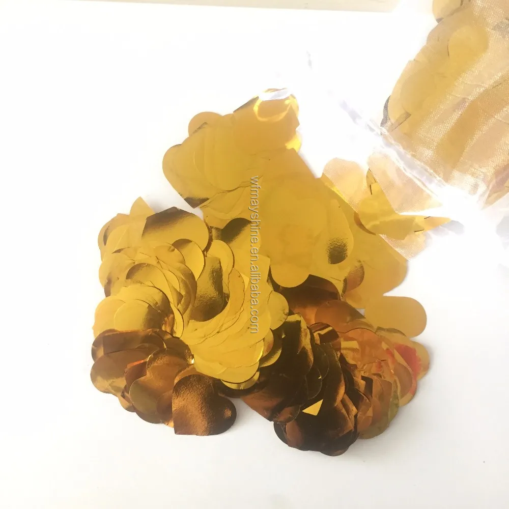 Bulk Wedding 2*5cm Rectangular Tissue Paper Confetti For Party Cannon