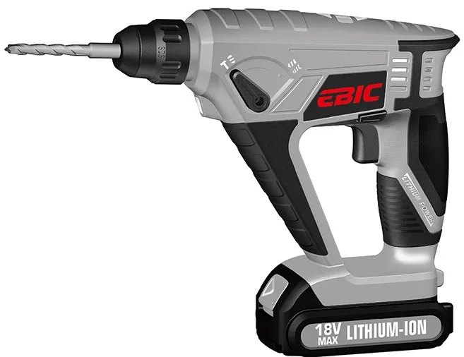 EBIC Power tool 18V Li-ion Cordless Rotary Hammer