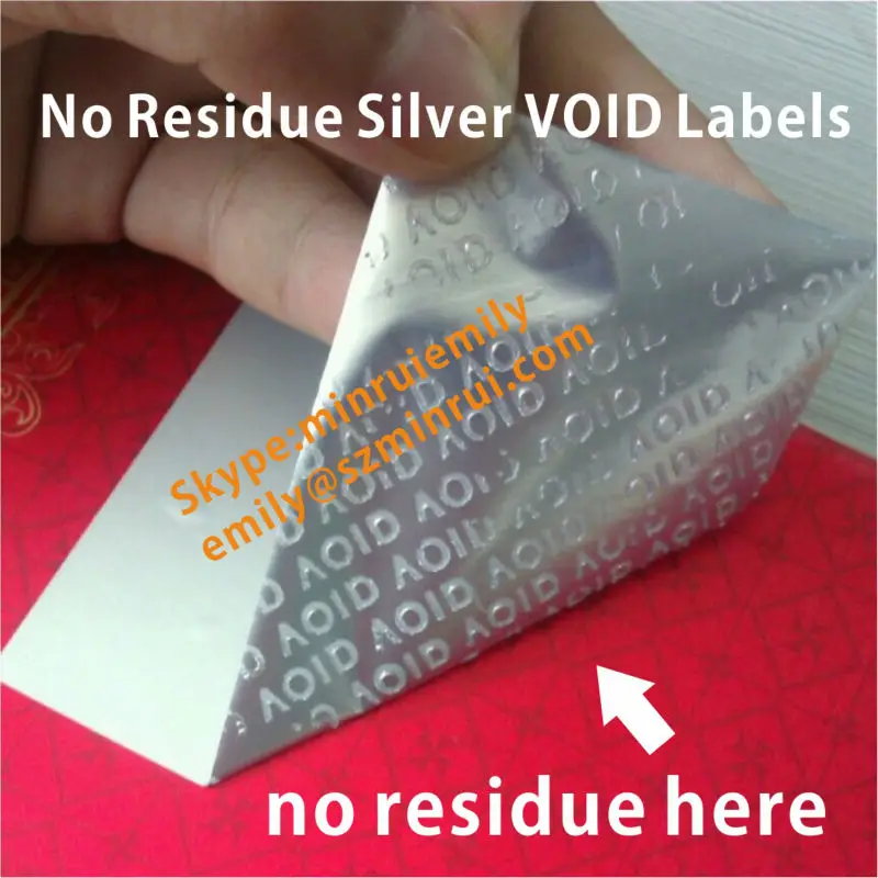 Custom Numbered Warranty Void Labels,Warranty Void If Removed Barcode
