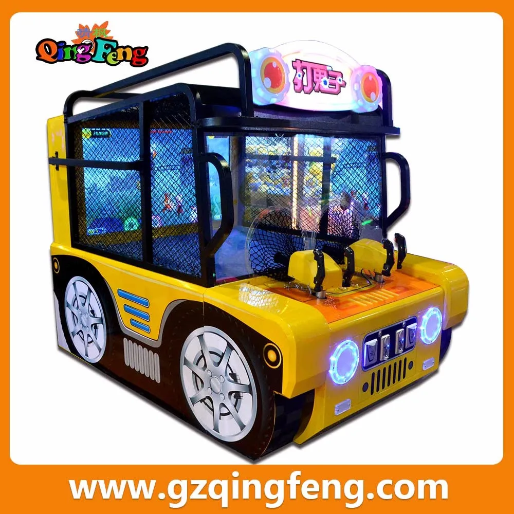 high quality amusement coin operated lottery ticket video game arcade shooting target game machine