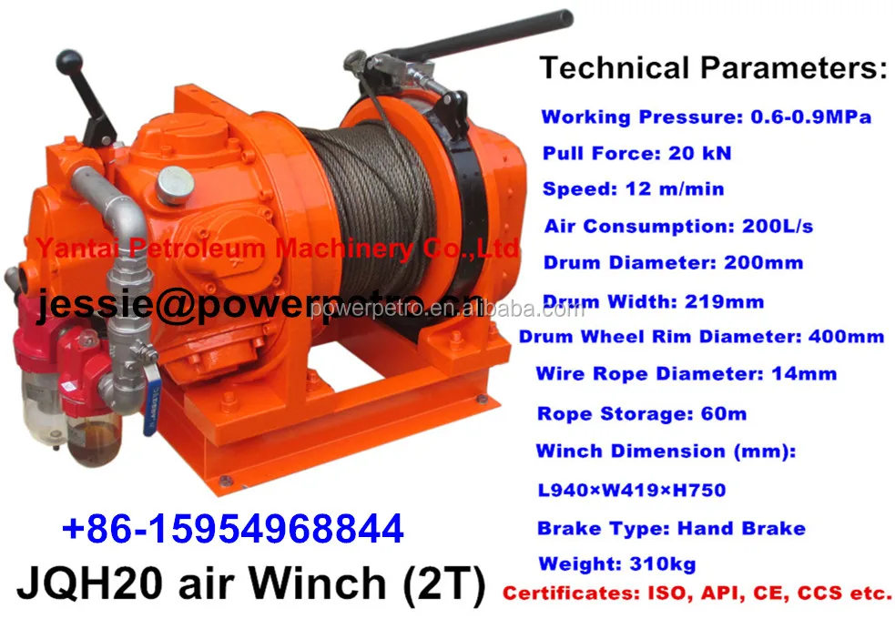 Pneumatic Used Capstan Winches For Sale 0.5t/1t/5t/10t Buy Used