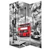Folding screen room divider Black and white London city pictures canvas printing for home decorative art work cheap price