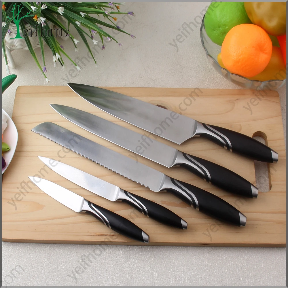2017 best seeling 5 pcs kitchen knife set
