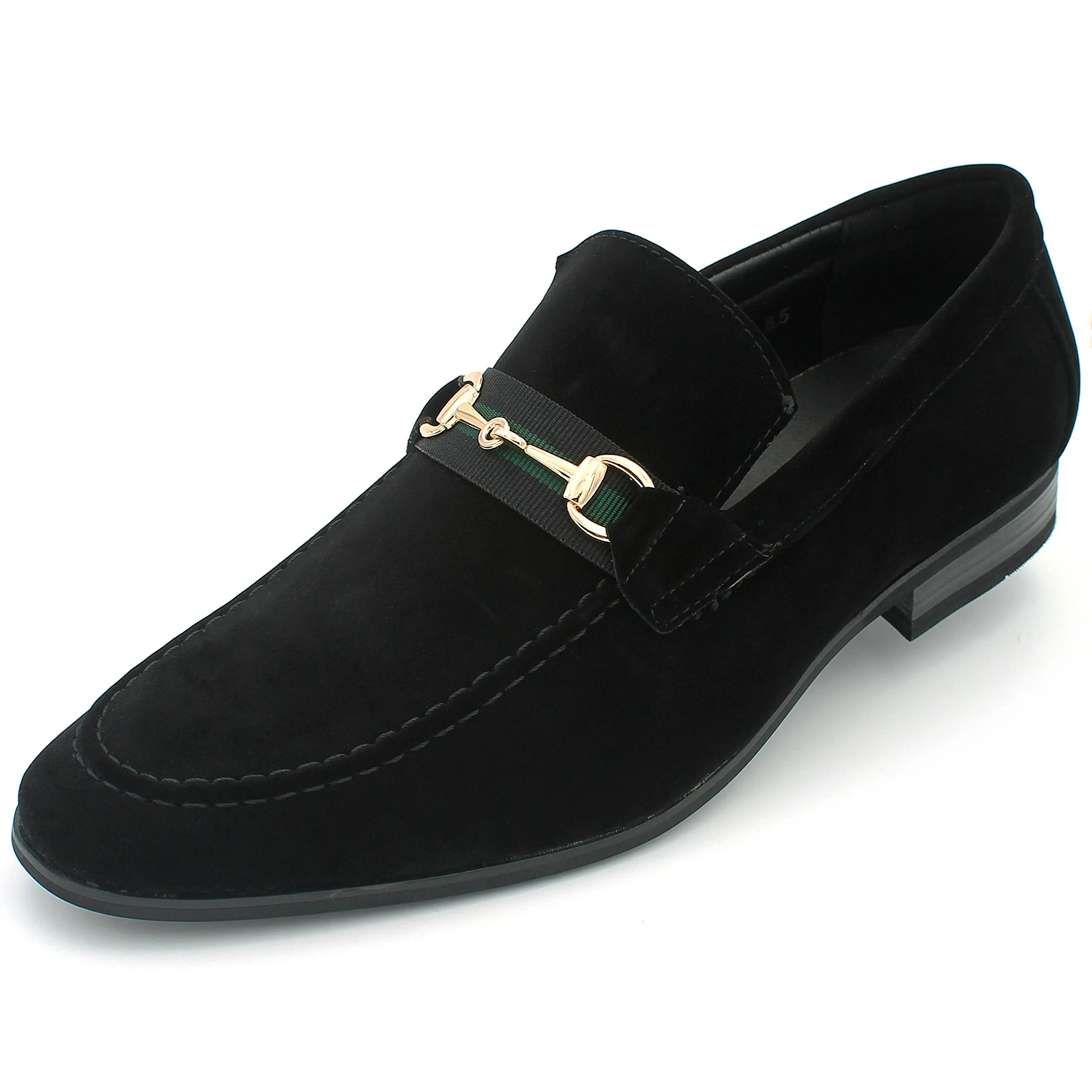 formal suede loafers