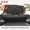 KQD Manufacturer 4x4 accessories luggage rear trunk cargo box all pickup car models Universal trunk box for hilux revo 2017