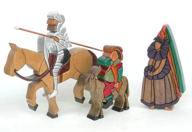 Don Quijote Sancho Panza Y Dulcinea Buy Quijote Product On