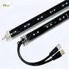 double sided DMX led vertical tube dmx 512 RGB LED meteor tube for stage TV show with Artnet controller