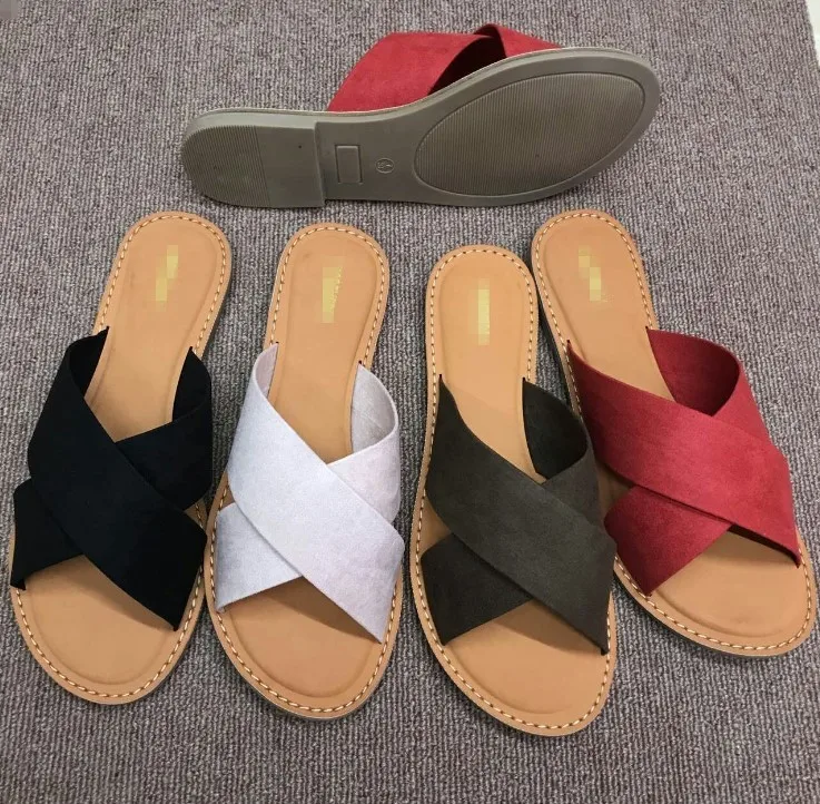 Czm11244a Summer Women Slippers Latest Female Slipper Ventilate Ladies