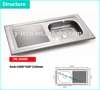 Kitchen sink equipments for restaurants with low prices stainless steel in Taizhou YK-1050C