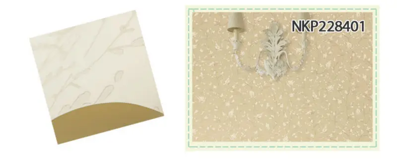 Graceful Floral Design Country Style Pure Paper Wall Paper