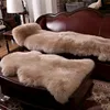 Thick fluffy wool sheep shaped Australia sheepskin rugs