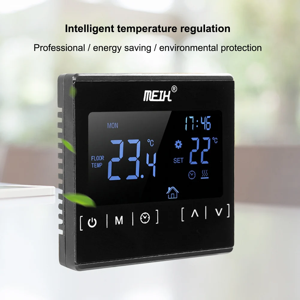 Electric Heating Floor Heating Thermostat Double-temperature Dual-control Floor Heating Thermostat