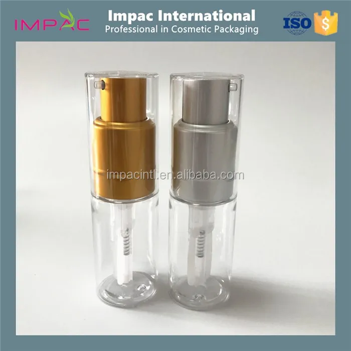 Plastic 35ml Dry Powder Dispenser Bottle With Matte Silver Pump Buy