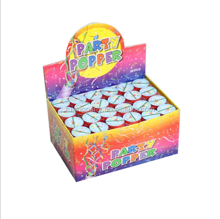 10cm 15cm Children Spring Party Popper Color Box In Party Confetti