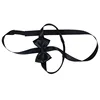 Christmas gift box wrapping pre-tied satin ribbon bows with elastic band
