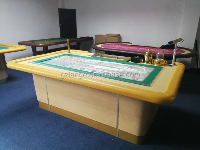 Mini Folding Craps Table Game Set Carved Dice Poker Table With Sic Bo