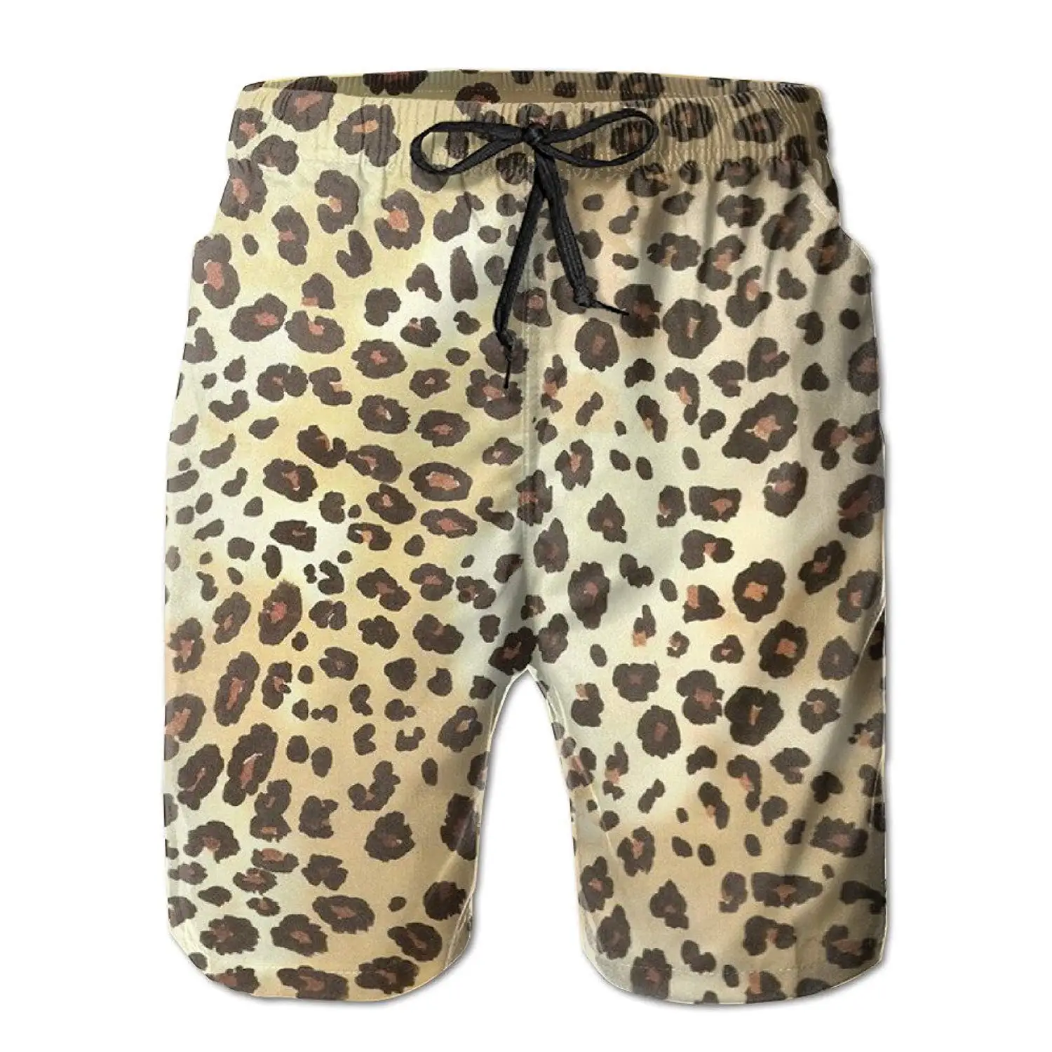 Ouxioaz Boys Swim Trunk Abstract Floral Print Beach Board Shorts