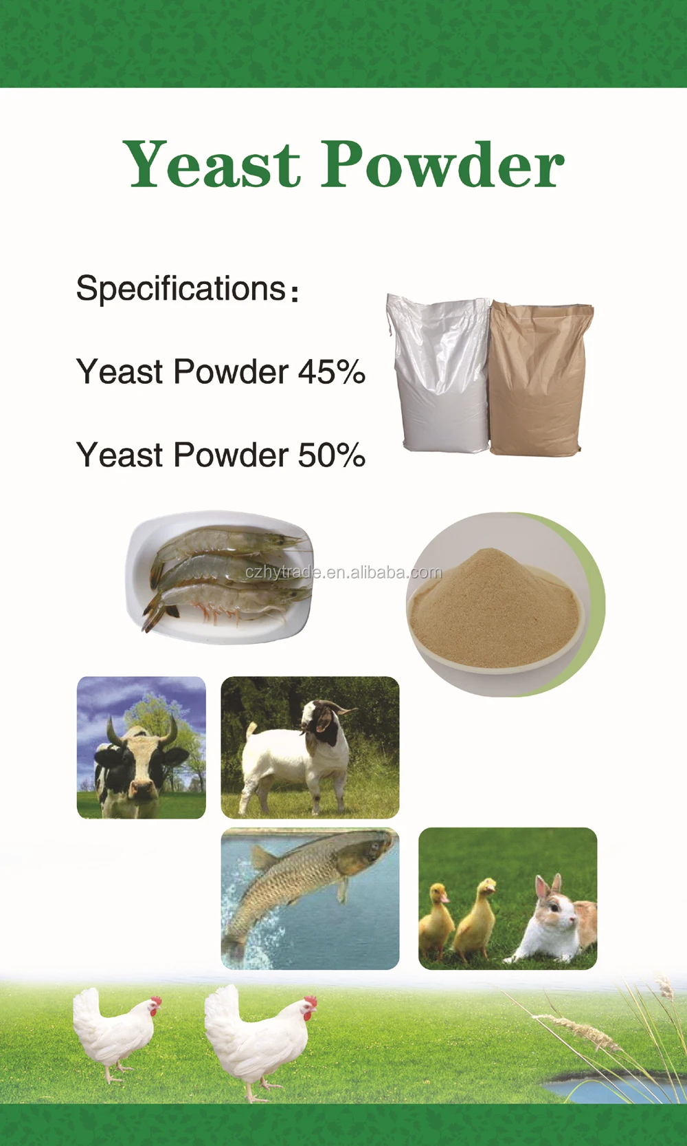 Feed Grade Additive Autolyzed Poultry Feed Yeast For Animal Nutrition