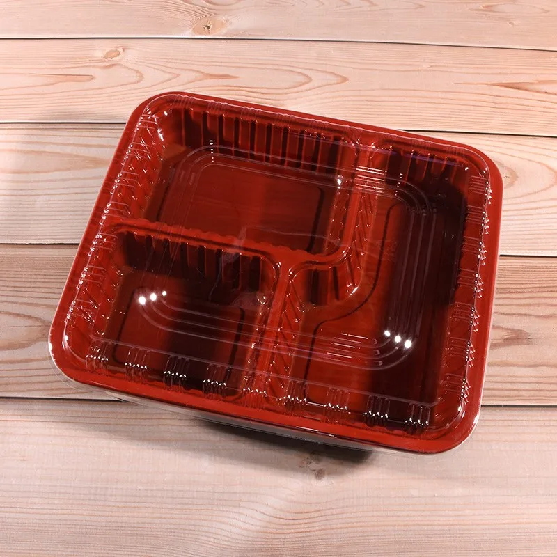 3 Compartment Plastic Disposable Plates With Lids Buy Compartment
