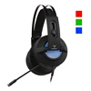 2018 High quality 7.1 surround sound vibration headset 3 color Breathing lamp glow