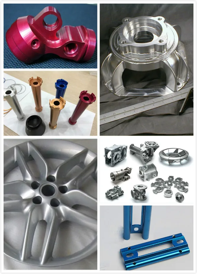 Precision CNC Milling Machine 5 axis Custom Die Casting Anodized Aluminum Parts Fabrication Aluminium Cnc Machining