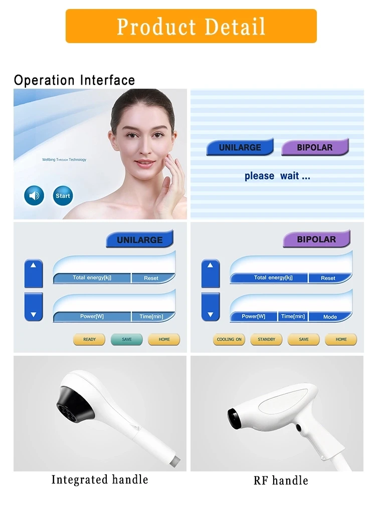 Fractional RF and Thermal RF 2 in 1 face body tightening acne wrinkles beauty treatment machine with CE Certification