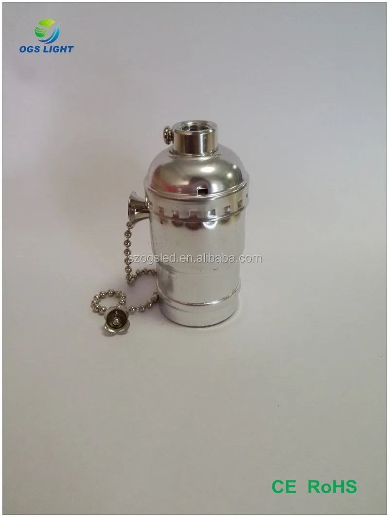 OGSLS16C e27 edison screw lampholder Silver Color lamp base.jpg