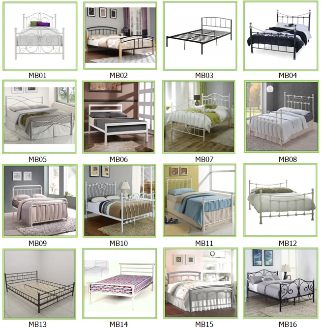 Antique Ivory Metal Harper Bed - Buy Cheap Metal Beds,Cheap Metal Beds