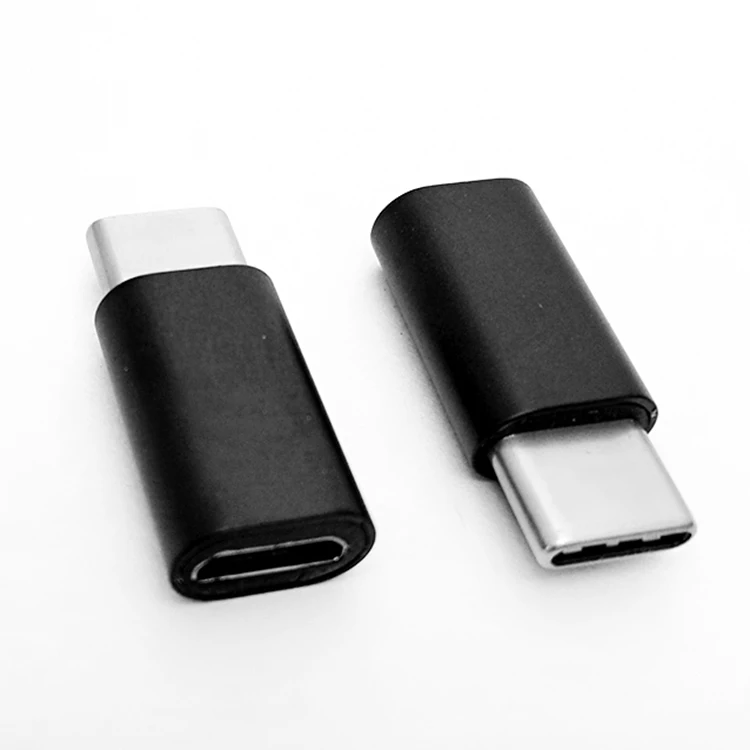 wholesale Metal Type C male to Micro USB 2.0 Female adapter for Laptop and mobile phone