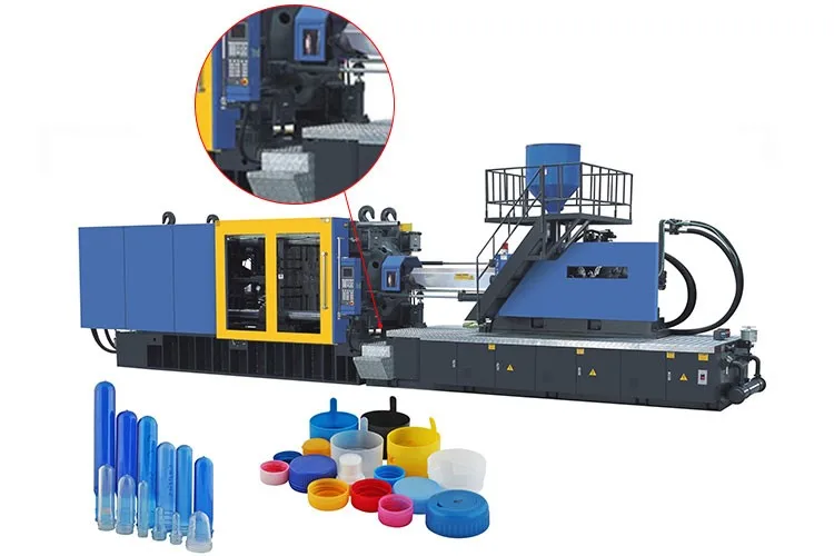 heater power 16.5KW automatic plastic bottle mould injection molding machine