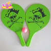 Sports Toy Summer Games wooden beach racket,DIY Wooden beach racket set,Customized useful funny wooden beach racket W01A110