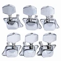 6Pcs Set Electric Acoustic Guitar Semiclosed Tuning Pegs Locking Turner Machine Heads Acoustic Guitar Bass String