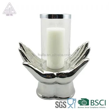 hand shaped candle holder