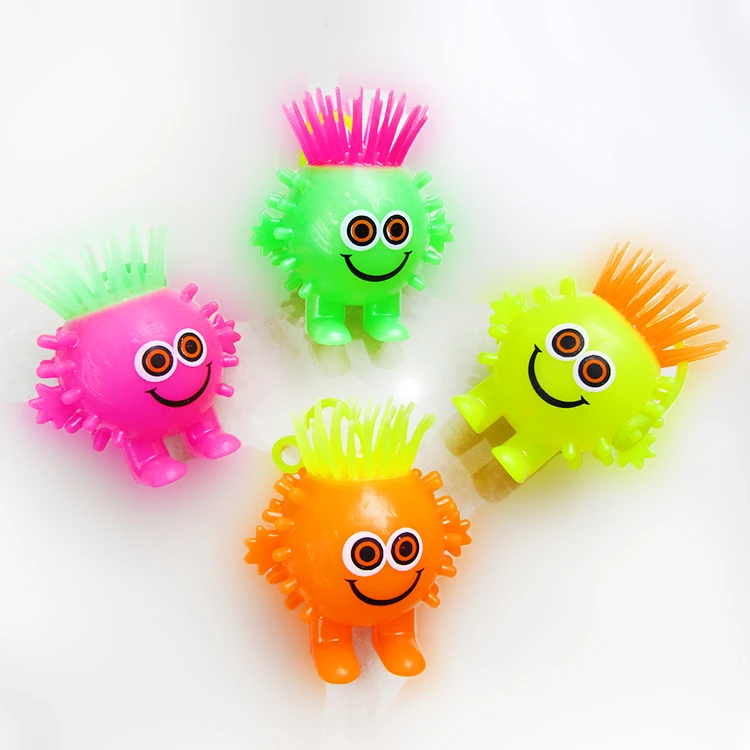 Children's Educational Toys Flashing Animal Puffer Ball Tpr Plastic ...