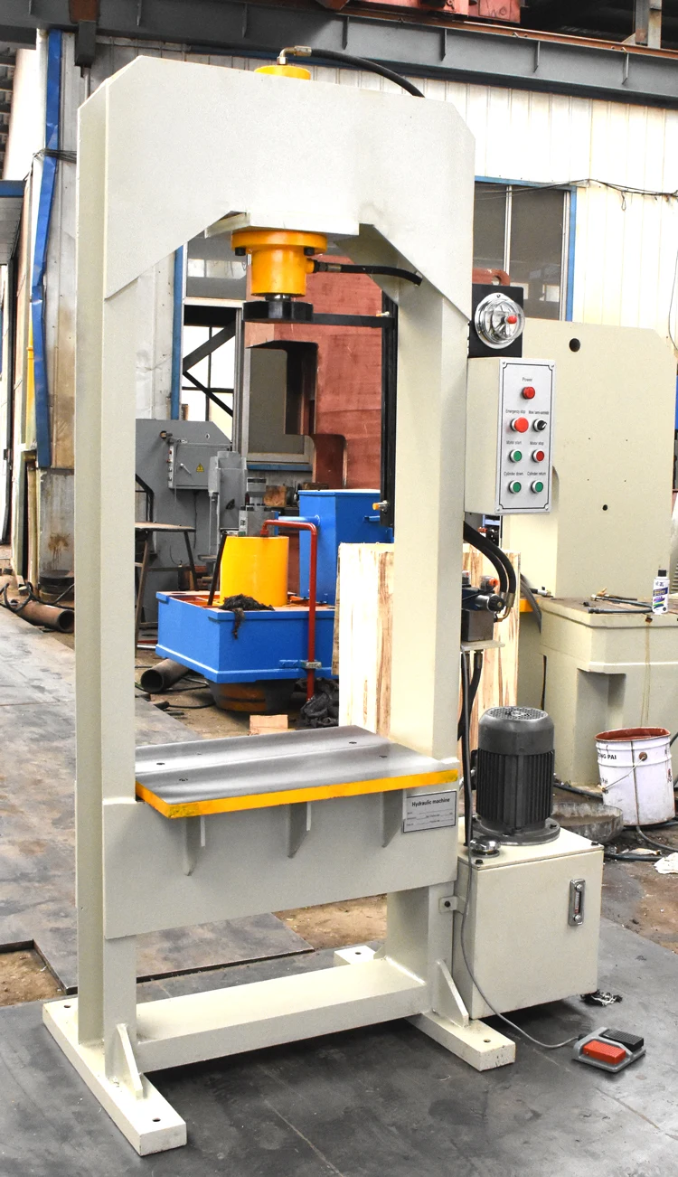 Hydraulic Shop Press with Gauge 10 Ton H Frame Hydraulic Press Machine China