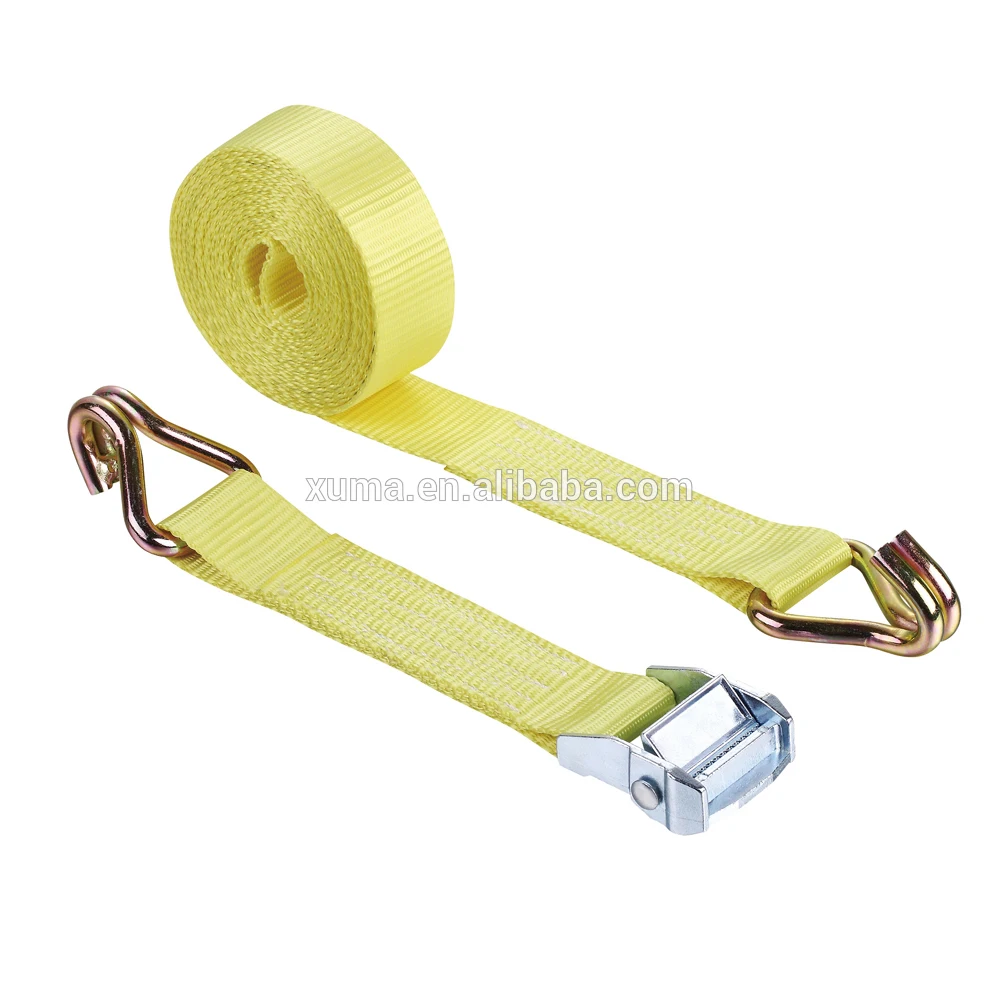 1.5inch 600kg Quick Release Lashing Straps Metal Cam Lock Buckle Strap