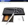 Pet Grooming Cutting scissor set dog hair cutting scissor 2pcs set with steel grooming comb