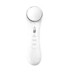 Facial care device vibration massage negative ion introduction beauty instrument smooth fine grain fixing device white