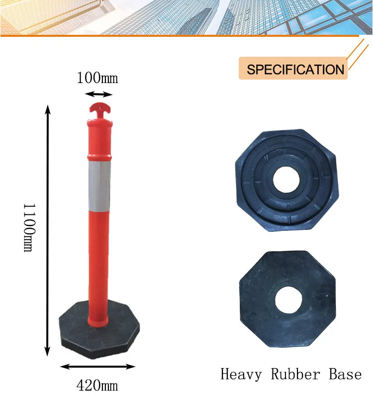 Plastic T-top Bollard Traffic Warning Post - Buy Warning Post,Traffic ...