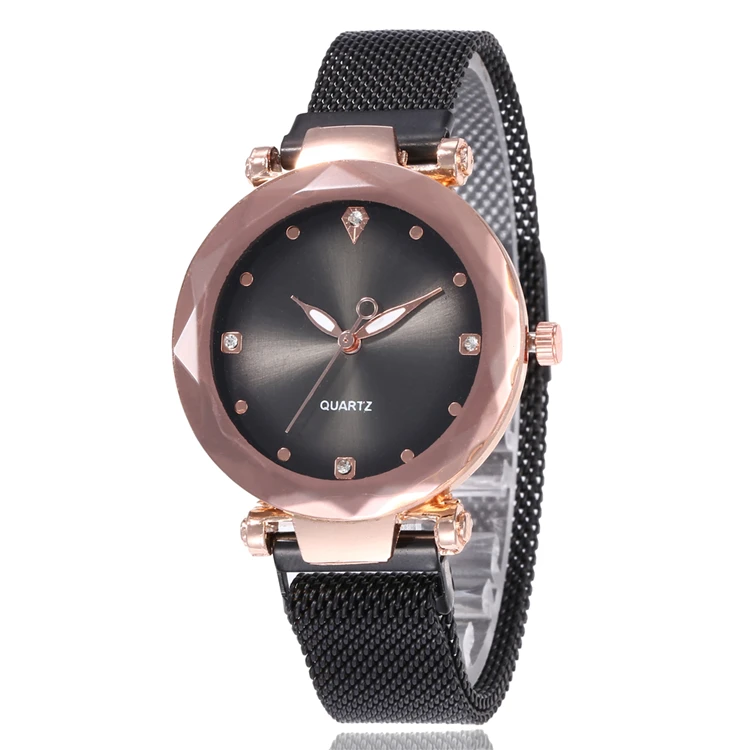 New Design TW100 Top Luxury Women Watch Magnet Buckle Milan Mesh Strap Diamond Fancy Female Wristwatch