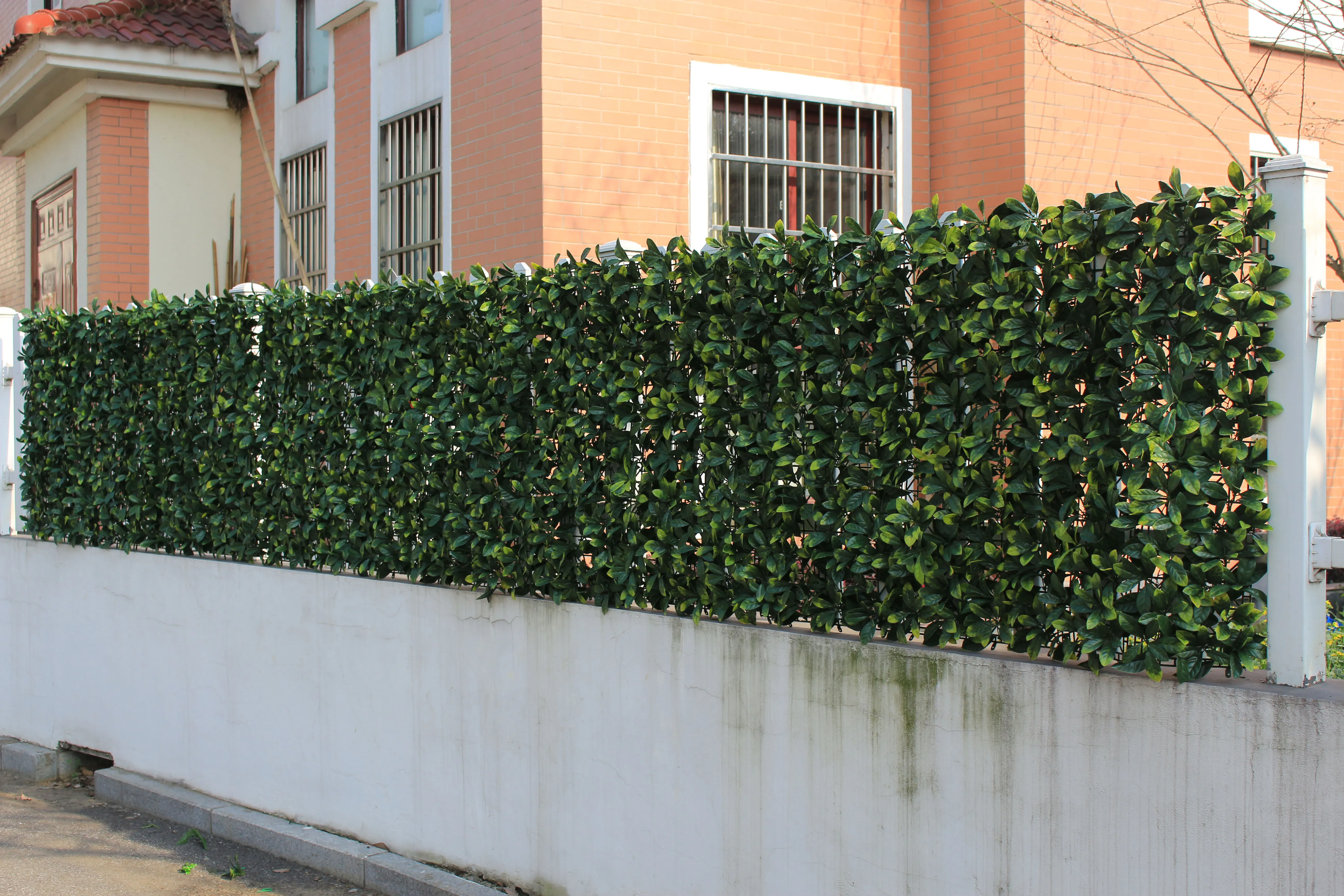 6个/ctn 50x 50厘米紫外线等级的花园装饰人造绿篱面板为隐私安全