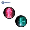 200mm led traffic light with counter wholesale Countdown Timer Traffic Light with Red Pedestrian