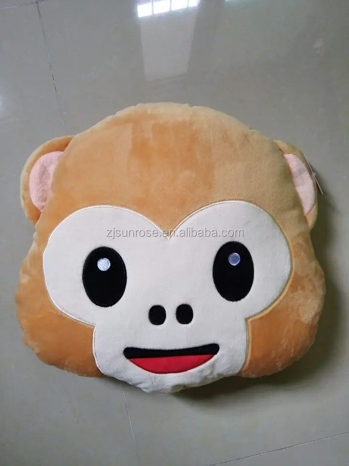 monkey emoji plush