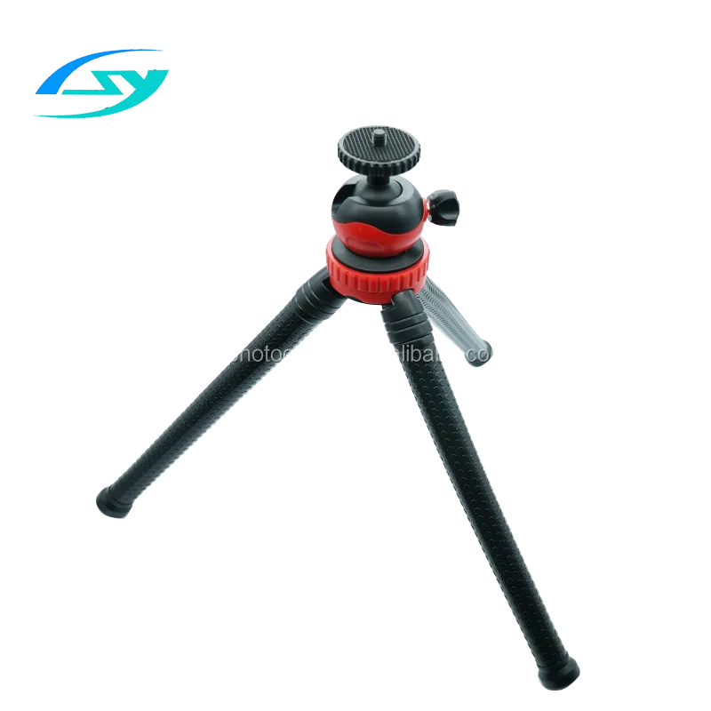 Upgrade Black Hose Flexible Tripod Plastic Tripod For Camera, View