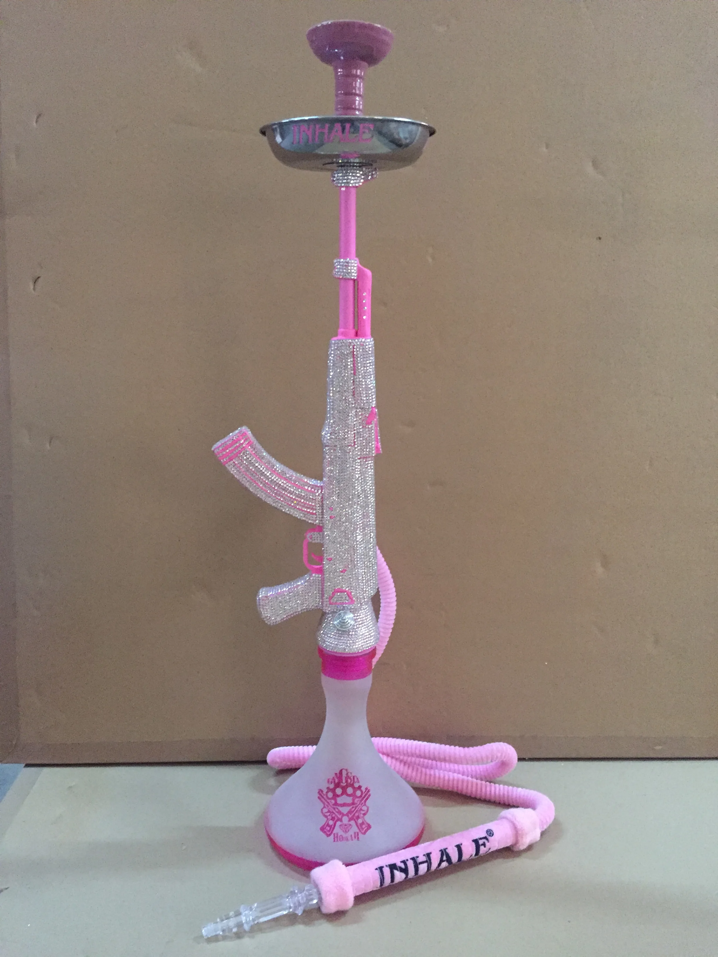 Handmade Diamond Ak47 Hookah Shisha By Original Design Gangasta Hookah