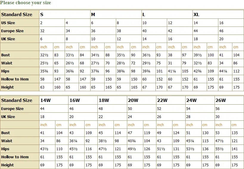 Pronovias Wedding Dress Size Chart