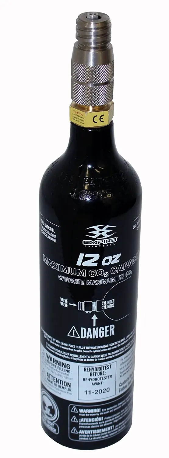 Sodastream Paintball Co2 Tank Adapter with 12 Oz Co2 Aluminum Tank