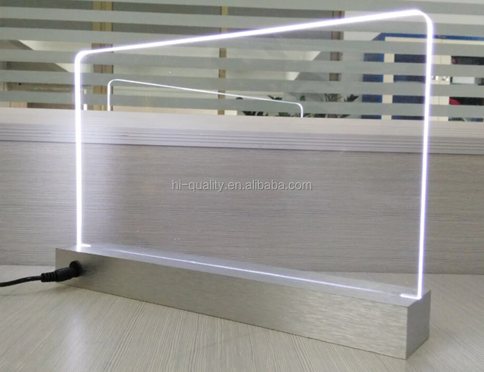Manufacture Factory High Quality Clear Acrylic Plate Advertisingment