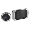 Smart peephole video recorder digital door viewer with doorbell